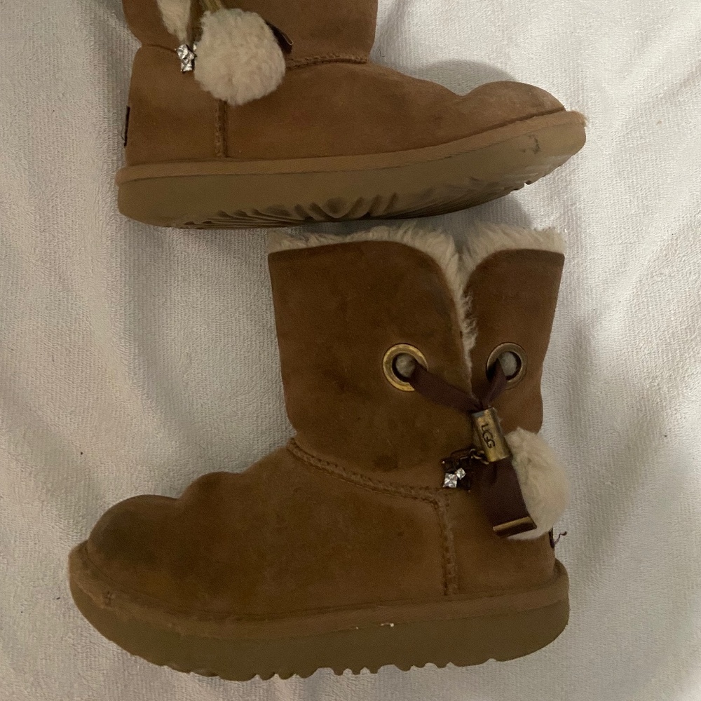 Kids' UGG Irina Tessie Pom Pom Boot